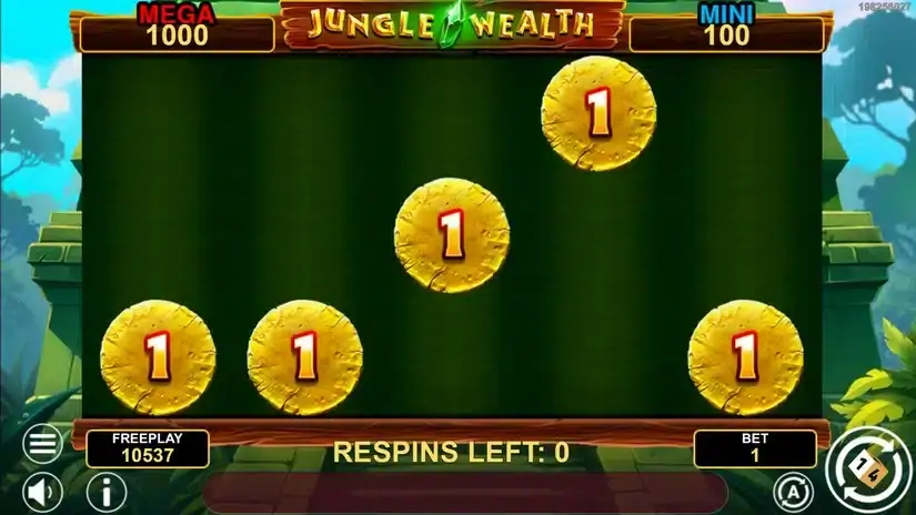 Jungle Wealth Hold And Win slot screenshot 7