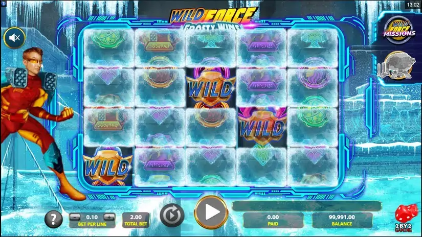 Wild Force Frosty Wins slot screenshot 2