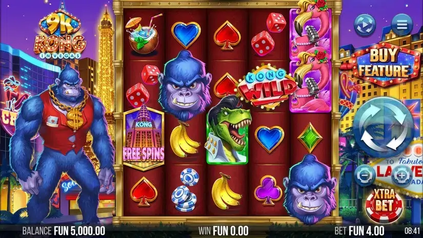 9k Kong in Vegas slot screenshot 1