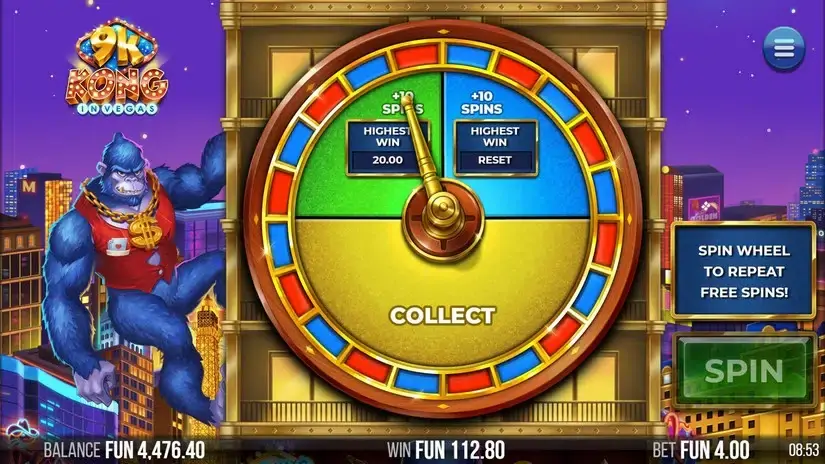 9k Kong in Vegas slot screenshot 9