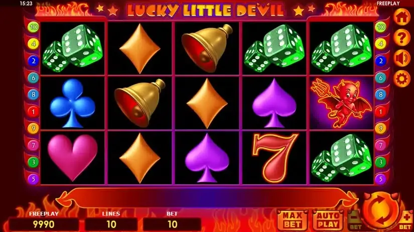 Lucky Little Devil slot screenshot 1