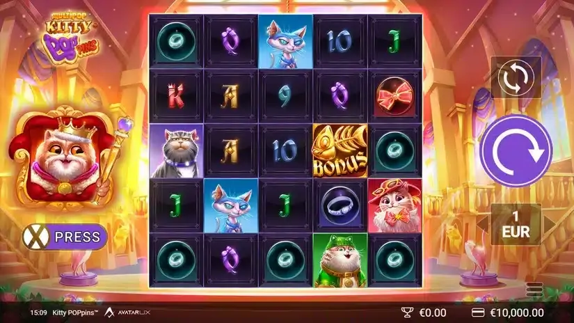 Kitty POPpins slot screenshot 1