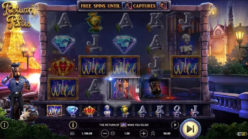 Return to Paris slot screenshot 6