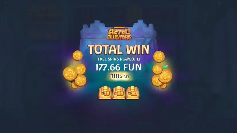 Aztec Clusters slot screenshot 6