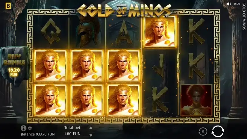 Gold Of Minos slot screenshot 4