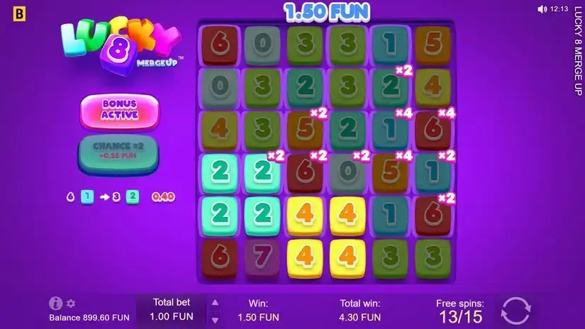 Lucky 8 Merge Up slot screenshot 5