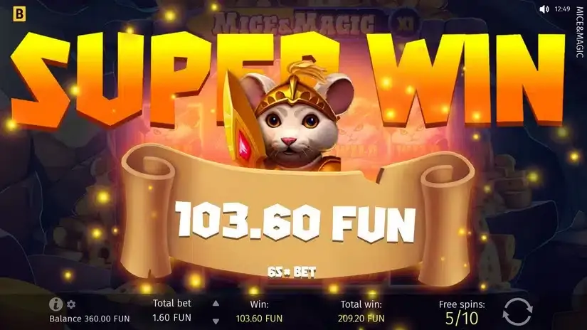 Mice & Magic Wonder Spin slot screenshot 5