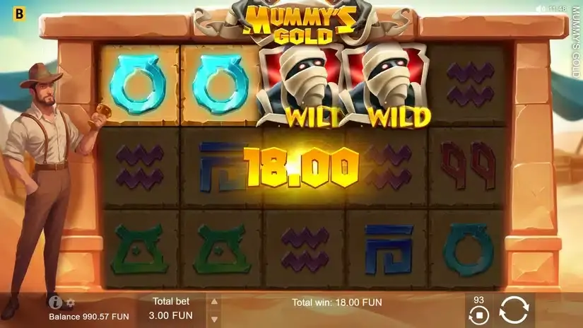Mummy’s Gold slot screenshot 3