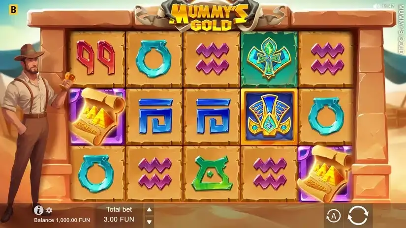 Mummy’s Gold slot screenshot 1