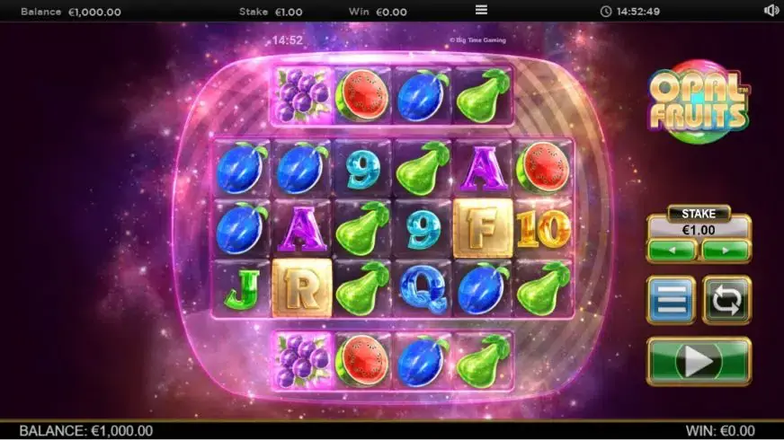 Opal Fruits slot screenshot 1