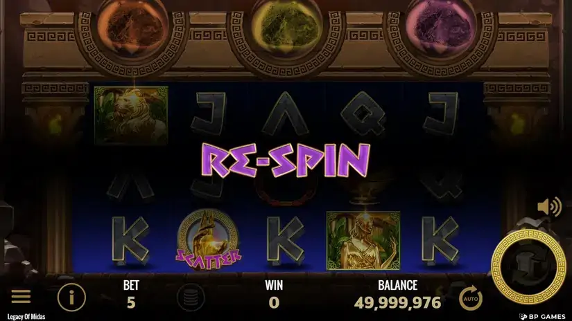 Legacy of Midas slot screenshot 2