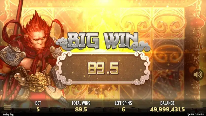 Monkey King slot screenshot 6