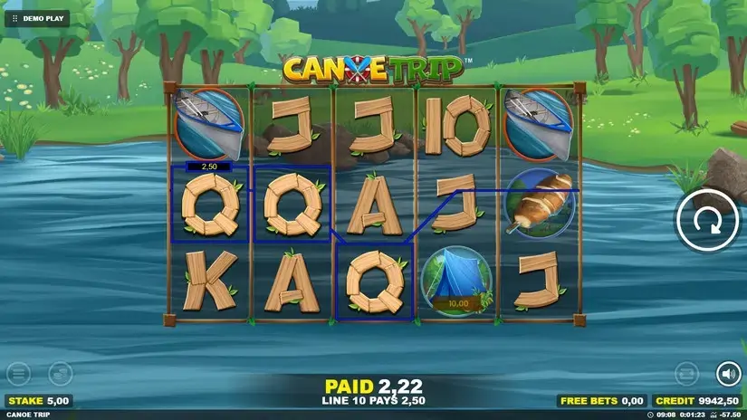 Canoe Trip slot screenshot 2