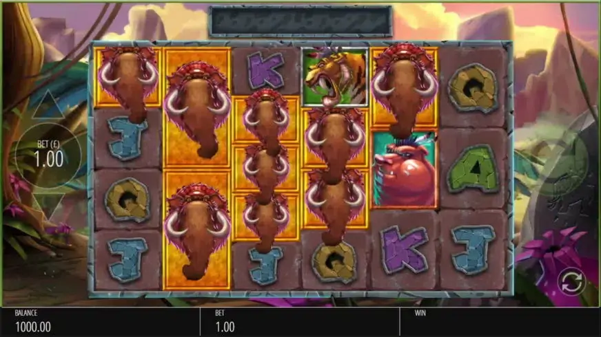 Primal Megaways slot screenshot 1