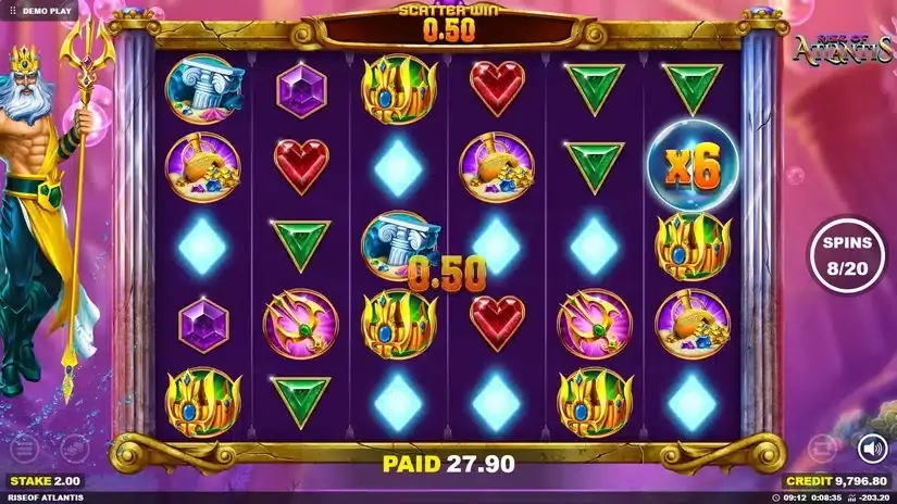 Rise of Atlantis slot screenshot 5