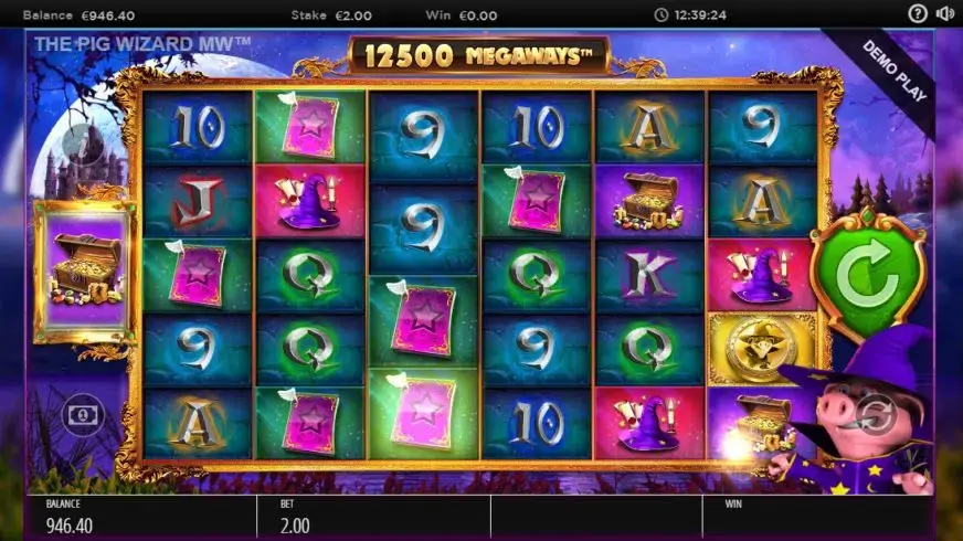 The Pig Wizard Megaways slot screenshot 3