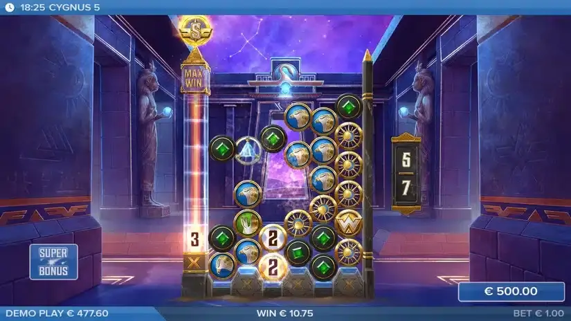 Cygnus 5 slot screenshot 6