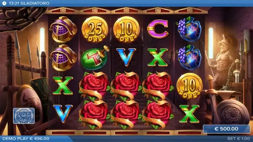 Gladiatoro slot screenshot 3