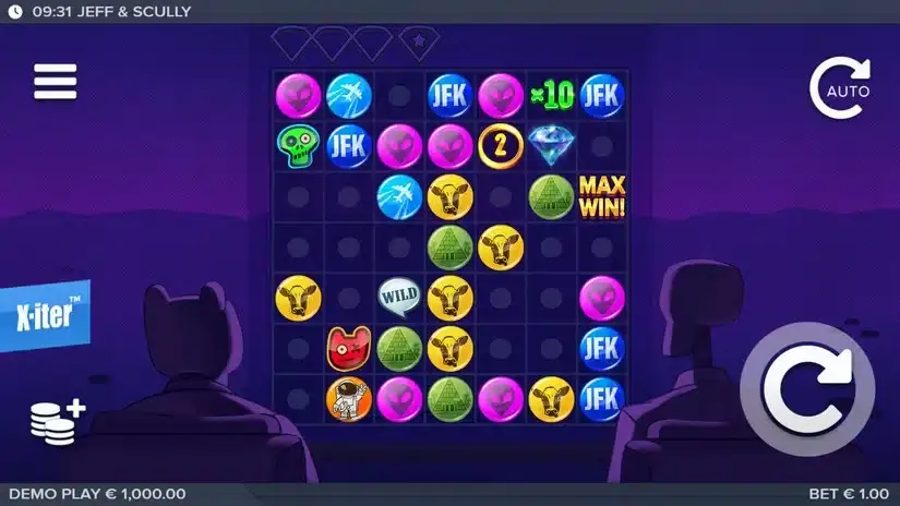 Jeff & Scully slot screenshot 1