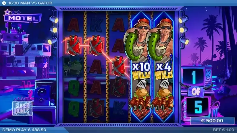 Man vs Gator slot screenshot 5