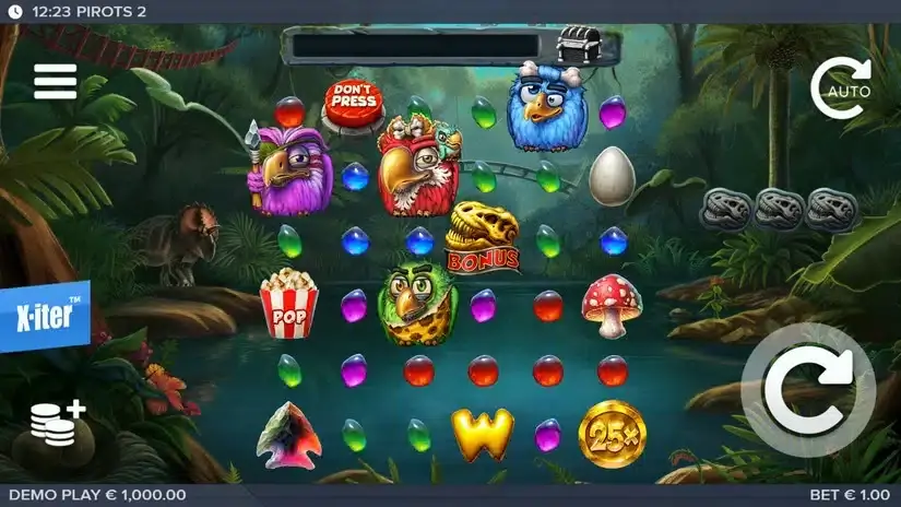 Pirots 2 slot screenshot 1