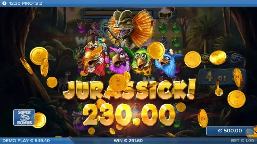 Pirots 2 slot screenshot 6