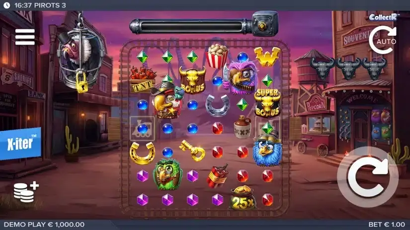 Pirots 3 slot screenshot 1