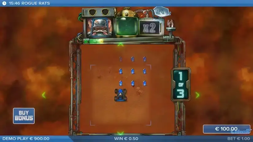 Rogue Rats of Nitropolis slot screenshot 4