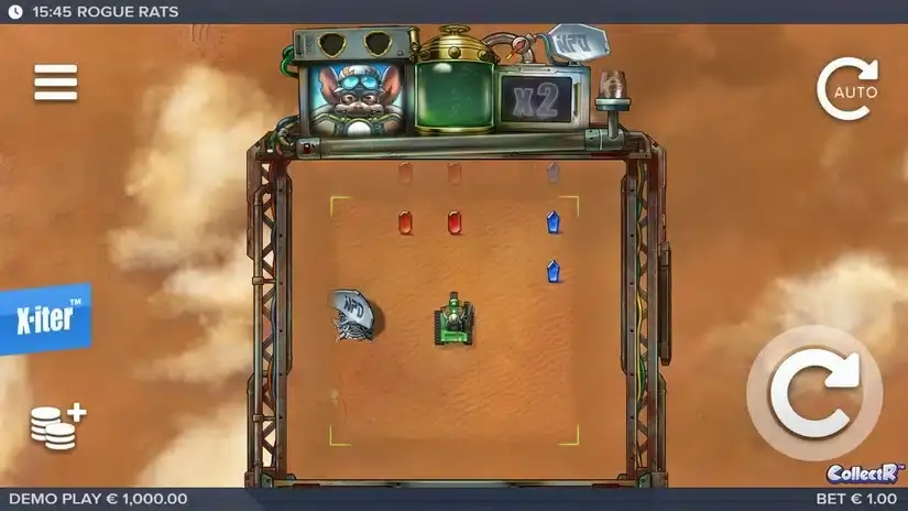 Rogue Rats of Nitropolis slot screenshot 1
