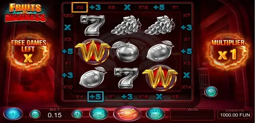 Fruits Of Madness slot screenshot 1