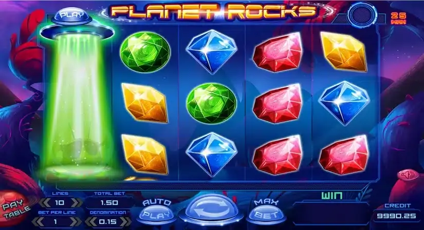 Planet Rocks slot screenshot 2