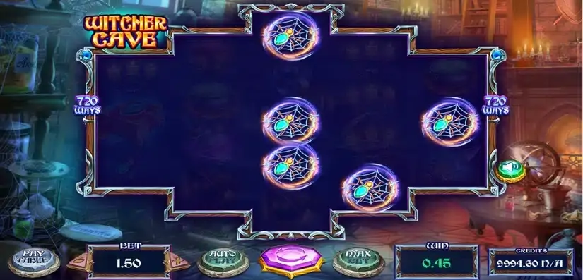 Witcher Cave slot screenshot 3