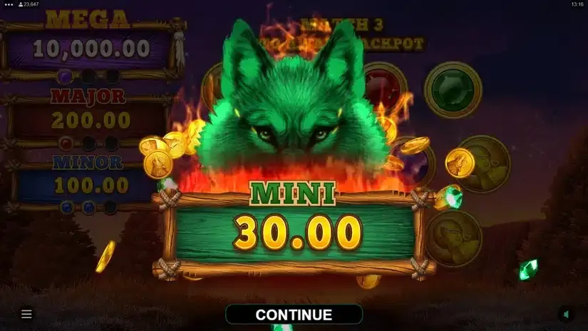 Wolf Blaze Megaways slot screenshot 7