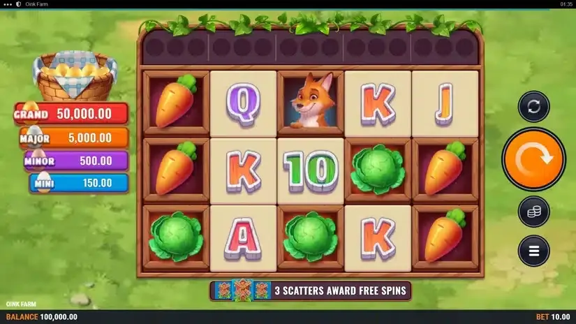 Oink Farm slot screenshot 1