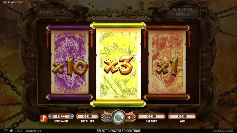 Angry Dragons slot screenshot 3