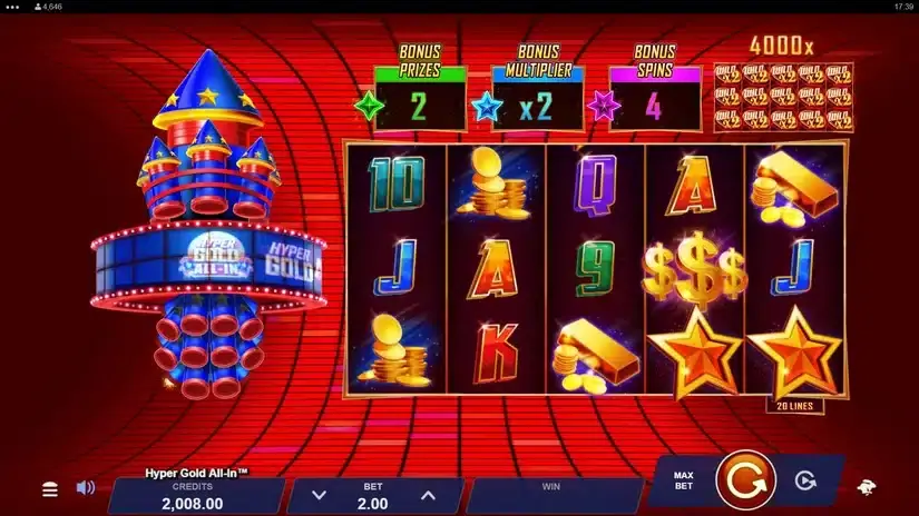 Hyper Gold All In slot screenshot 1