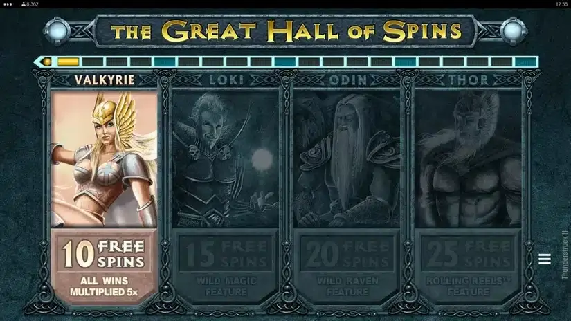 Thunderstruck 2 slot screenshot 3