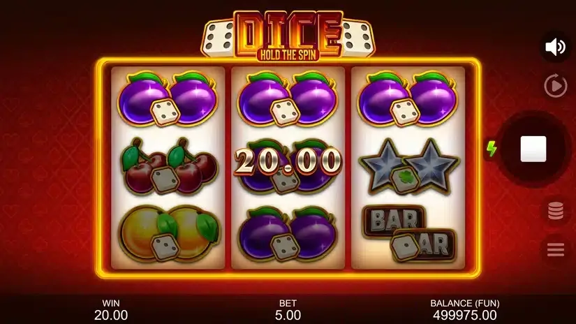 Dice: Hold The Spin slot screenshot 3