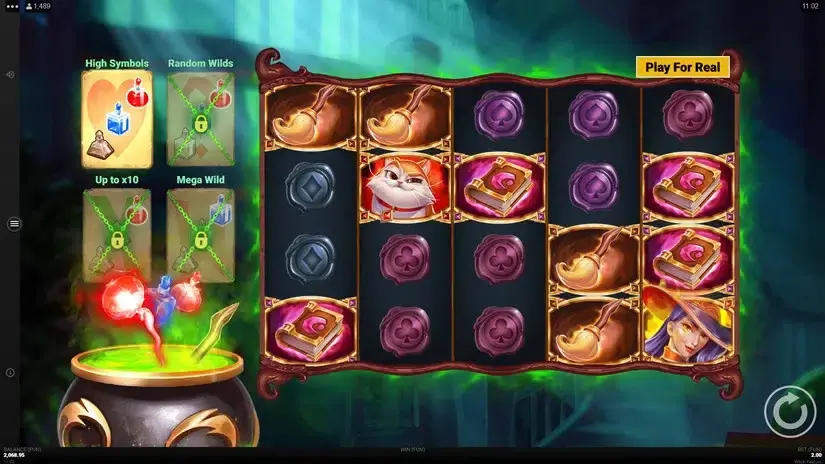 Witch Feature slot screenshot 2