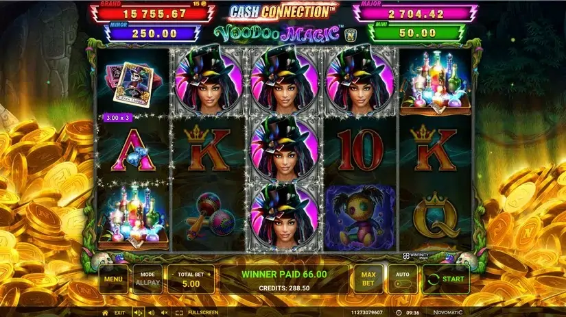 Cash Connection – Voodoo Magic slot screenshot 5