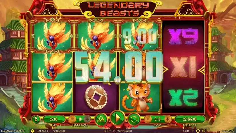 Legendary Beasts slot screenshot 4