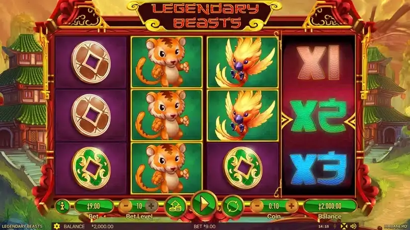 Legendary Beasts slot screenshot 1
