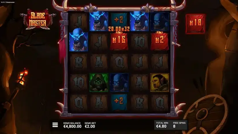 Blade Master slot screenshot 5