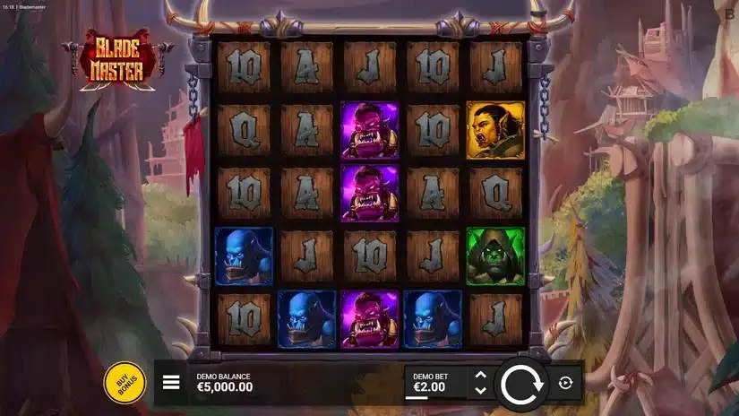 Blade Master slot screenshot 1