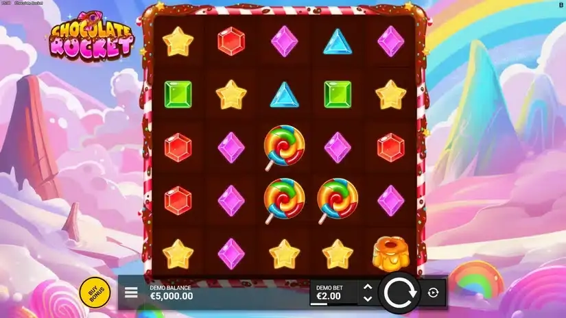 Chocolate Rocket slot screenshot 1