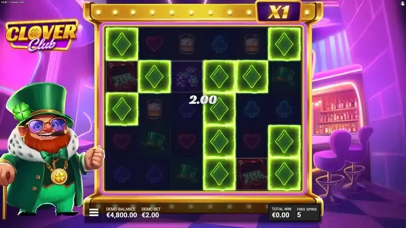 Clover Club slot screenshot 4