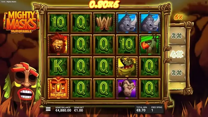 Mighty Masks slot screenshot 6
