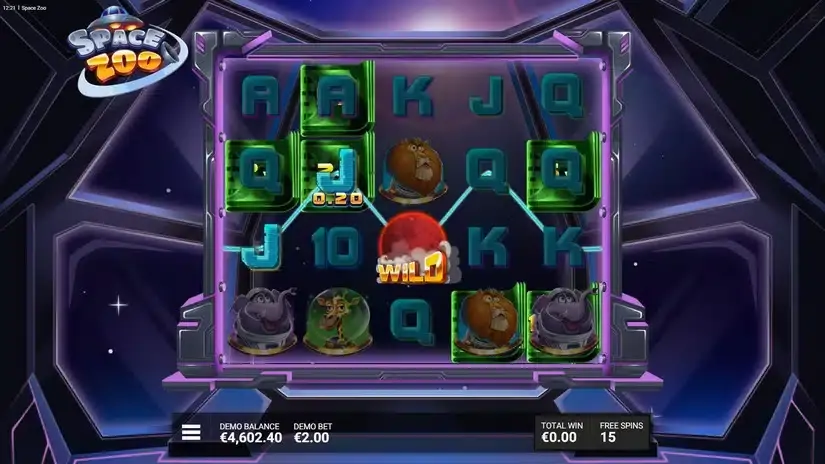 Space Zoo slot screenshot 5