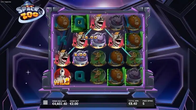 Space Zoo slot screenshot 6