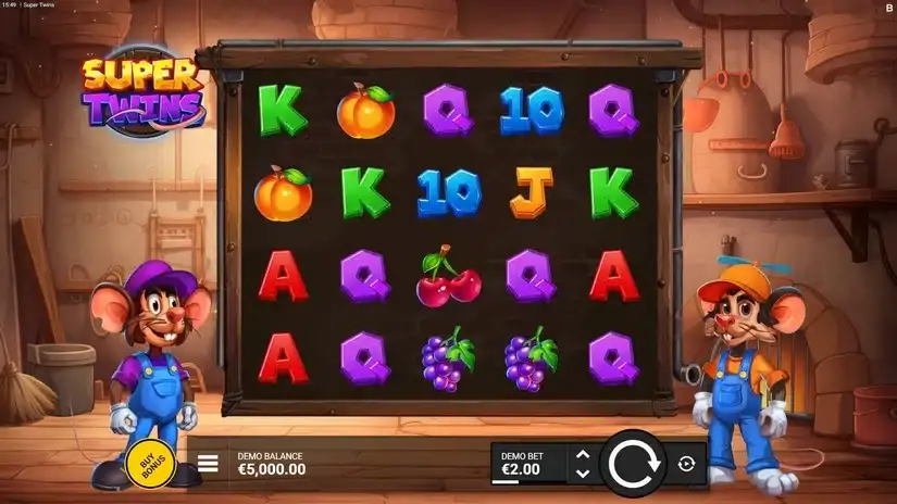 Super Twins slot screenshot 1